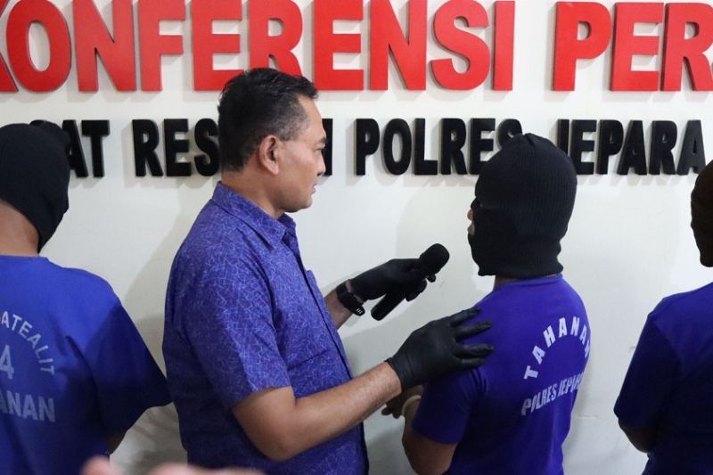 Polres Jepara Tangkap 2 Santri Kasus Pembacokan dan Tiga Warga Kasus Perusakan Pesantren