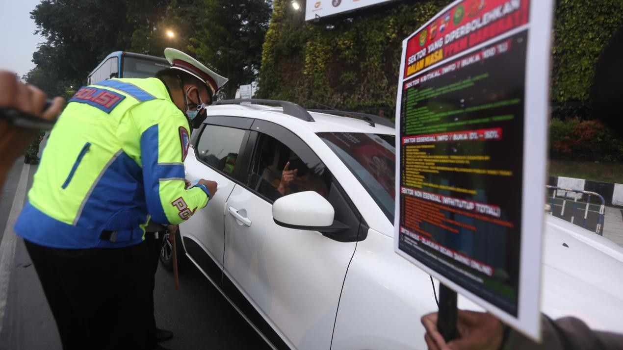 PPKM Darurat, Mulai Hari Ini Jalanan di Kota Bogor Dijaga Ketat, Ini Titik Penyekatannya