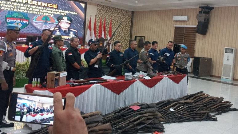 Jaga Ekosistem Satwa Dilindungi di Ujung Kulon, Polda Banten Berhasil Amankan 294 Senjata Api Rakitan