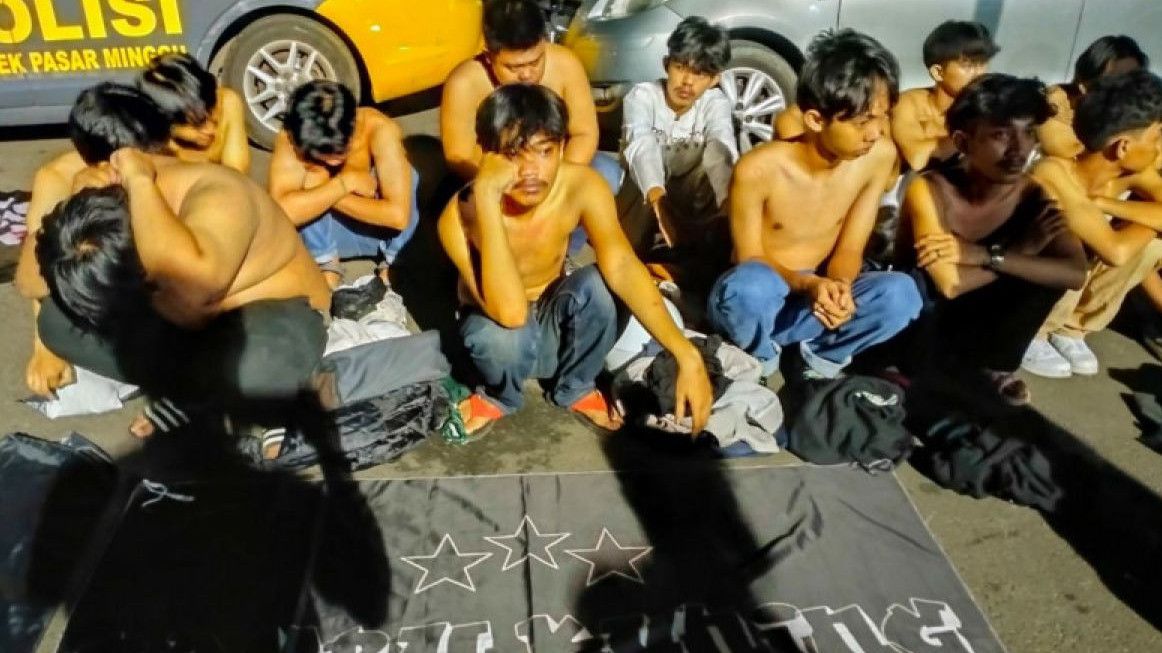 140 Remaja yang Konvoi Modus Bagi Takjil Ditangkap di Jakpus, 2 Positif Narkoba