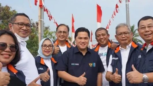 Bangun Jembatan Kimarpu di Banten, Menteri BUMN Erick Thohir: Ini Adalah Kebutuhan yang Harus Dipenuhi untuk Pendidikan dan Ekonomi