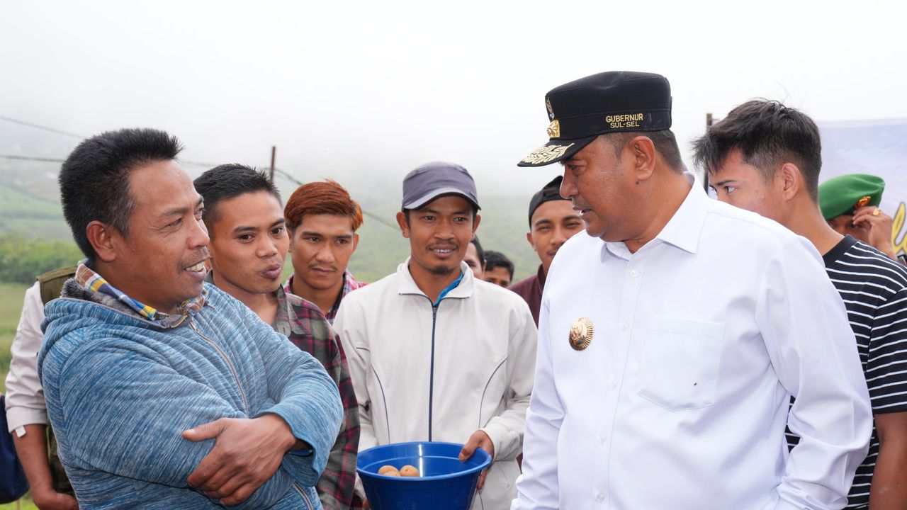 Petani di Malino Ngeluh Kekurangan Modal, Pj Gubernur Sulsel Bahtiar Gerak Cepat Cari Jalan Keluar