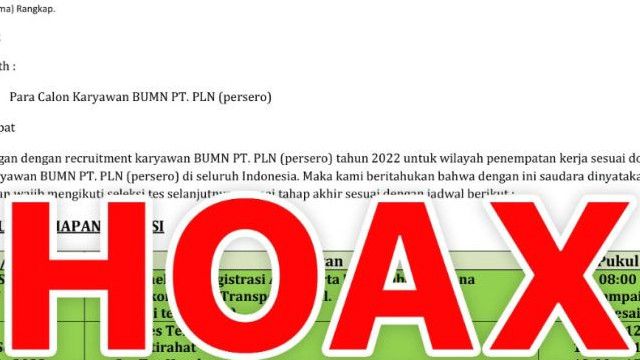 Waspada, Penipuan Berkedok Rekrutmen Karyawan PLN