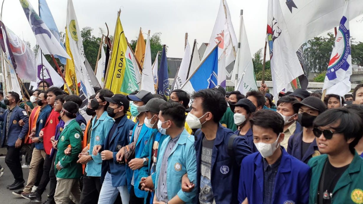Polisi Ungkap Aksi Mahasiswa Kota Tangerang Disusupi Puluhan Anarko, Kapolres: Bisa Bikin Kisruh..