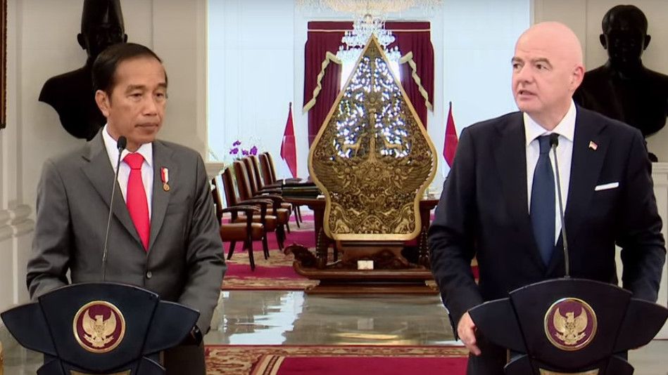Tak Singgung Tanggung Jawab PSSI di Kanjuruhan saat Bertemu Presiden FIFA, Jokowi: Itu Urusan Internal