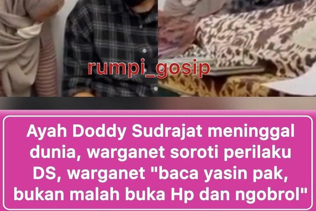 Doddy Sudrajat main hp saat ayah meninggal (Foto: Instagram/@rumpi_gosip)