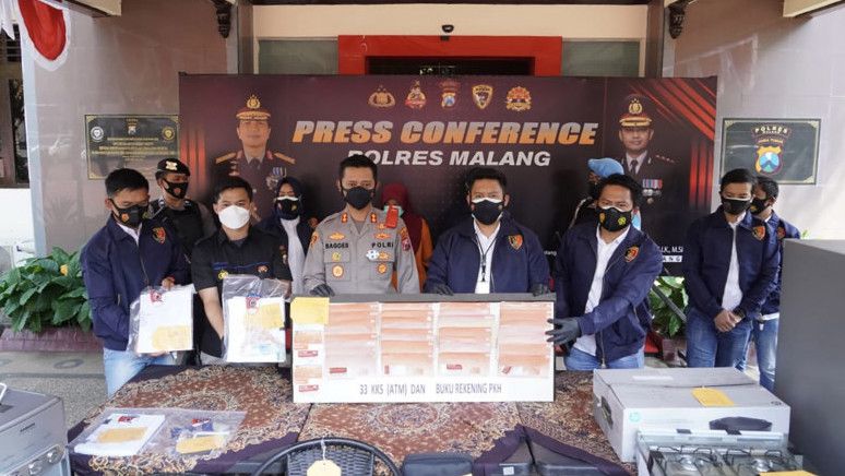 Polres Malang Tahan Pendamping PKH yang Salah Gunakan Dana Bansos