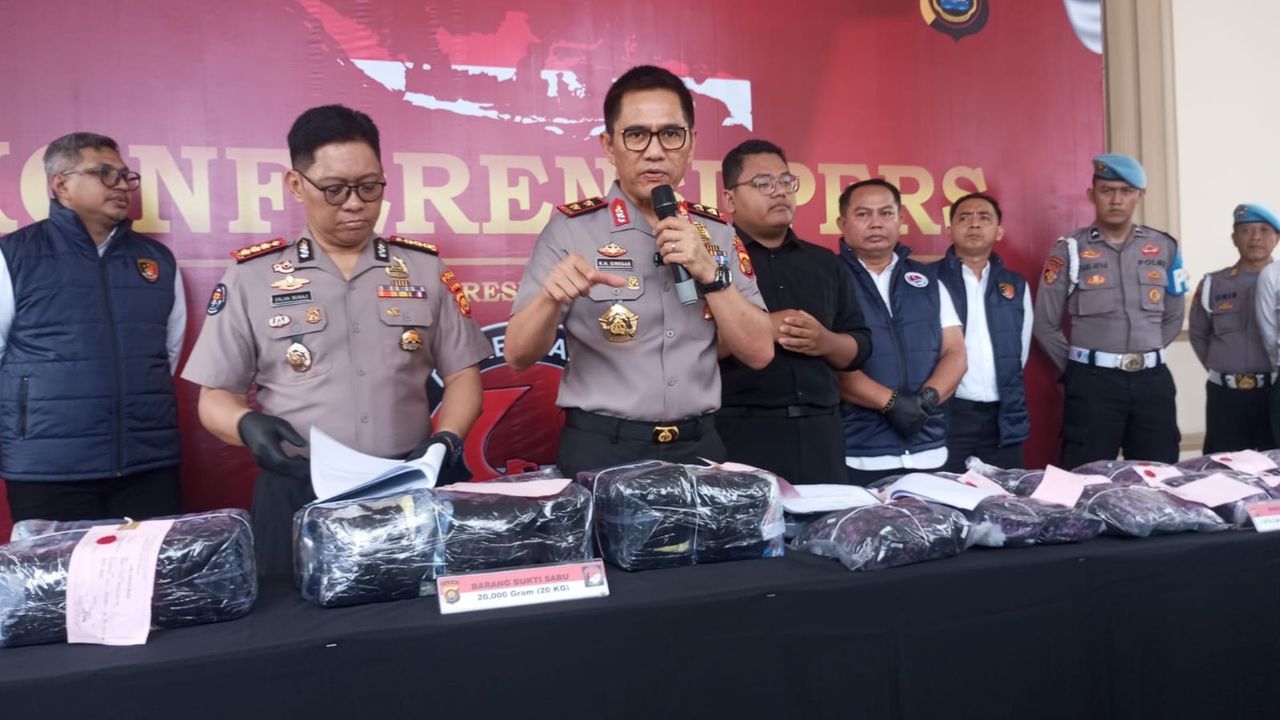 Polda Jambi Bongkar Penyelundupan Narkoba Rp25,9 Miliar, 4 Orang Ditangkap
