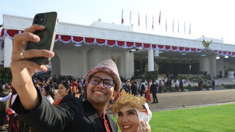SBY-Jokowi Hadiri Upacara HUT ke-80 di Istana Negara, Megawati Berhalangan Hadir
