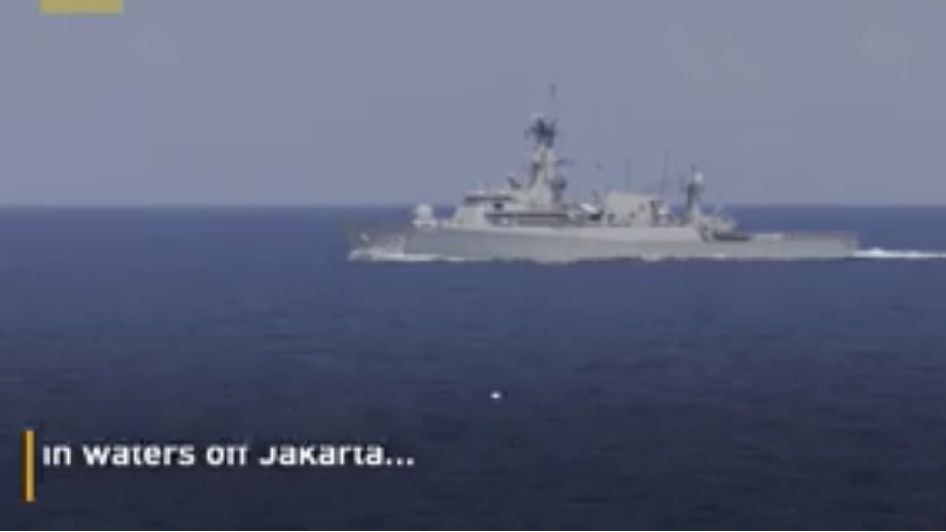 Penampakan Kapal China Latihan Bareng TNI AL di Dekat Jakarta
