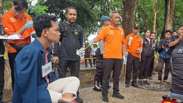 Gelar Rekonstruksi di Tiga Lokasi, Agus Disabilitas Peragakan 49 Adegan