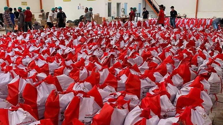 KPK Usut Dugaan Korupsi Bansos Presiden Berupa Paket Sembako Dalam Goodiebag Berlogo Istana
