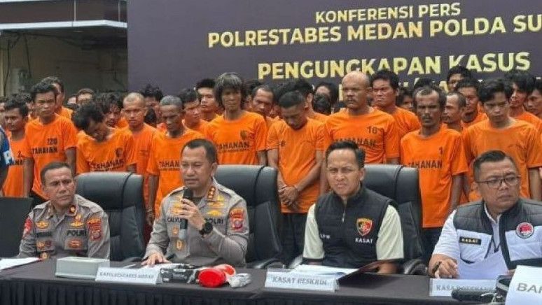 Polrestabes Medan Tetapkan 87 Orang Jadi Tersangka Kasus Narkoba hingga Pencurian
