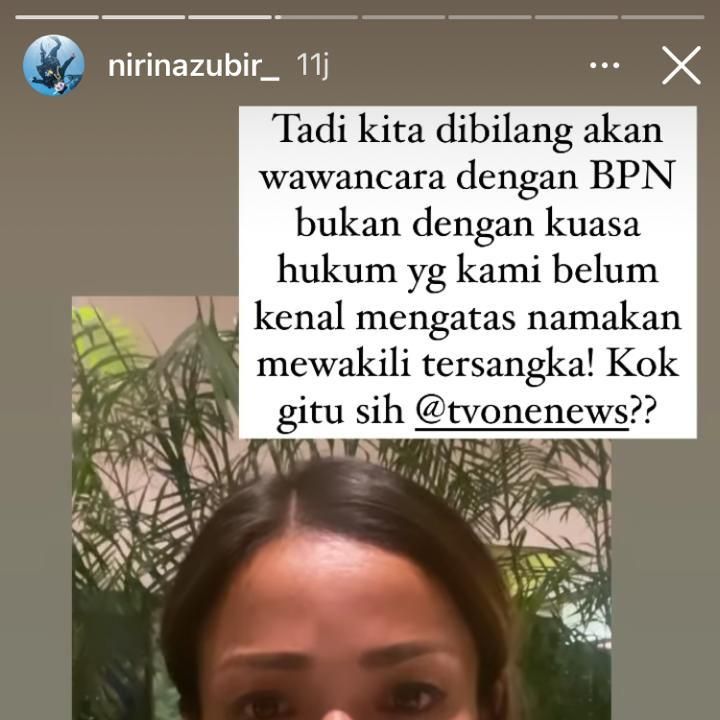 Nirina Zubir (Foto: Instagram Stories/@nirinazubir_)