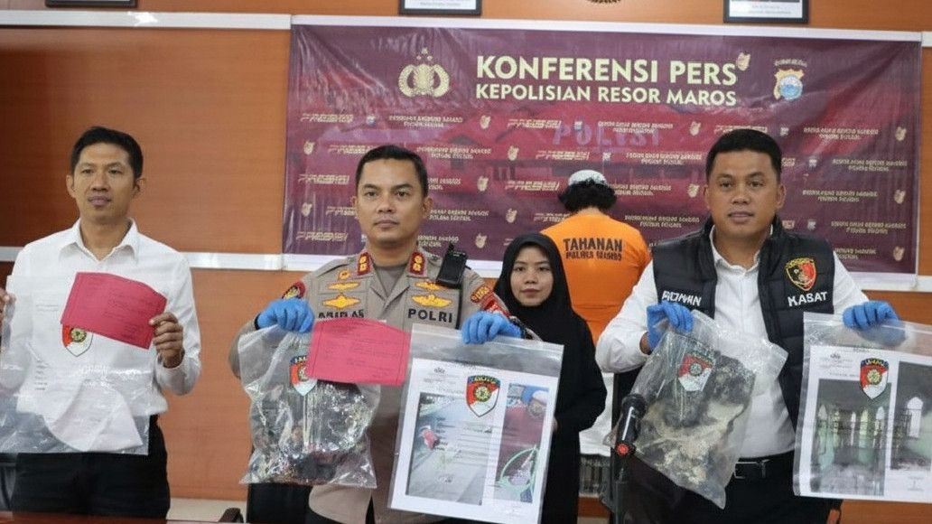Polres Maros Tangkap Pelaku Pembakaran Masjid, Pelaku Pernah Beraksi di Makassar dan Pangkep