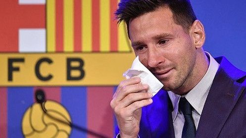Penjual Klaim Mengandung Materi Genetik, Tisu Bekas Hapus Air Mata Lionel Messi Dijual Rp14 Miliar