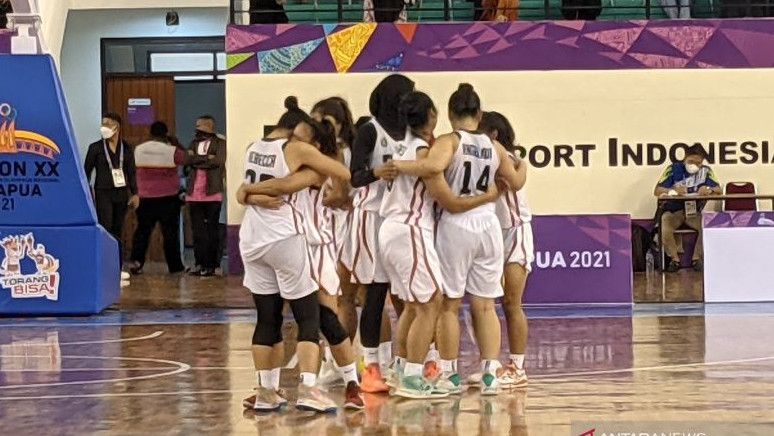 PON Papua - DKI Jakarta Sukses Rebut Medali Perunggu Bola Basket Putri
