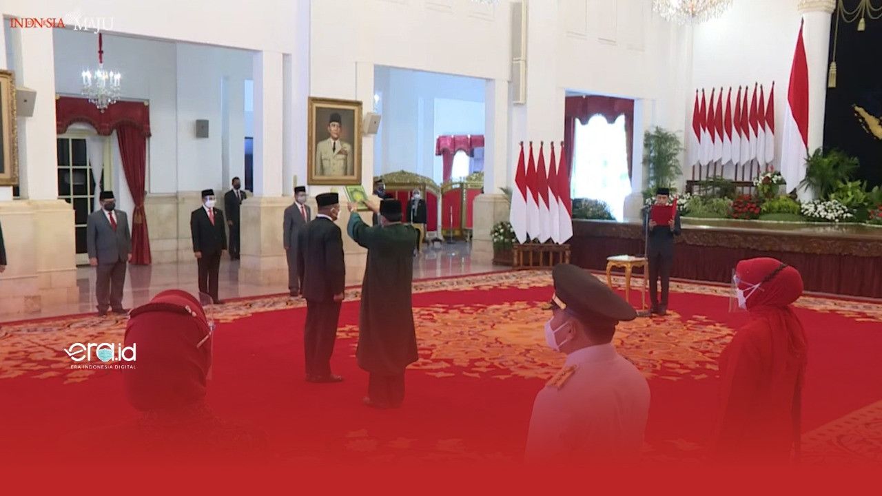 Jokowi Resmi Lantik Ganip Warsito Jadi Kepala BNPB