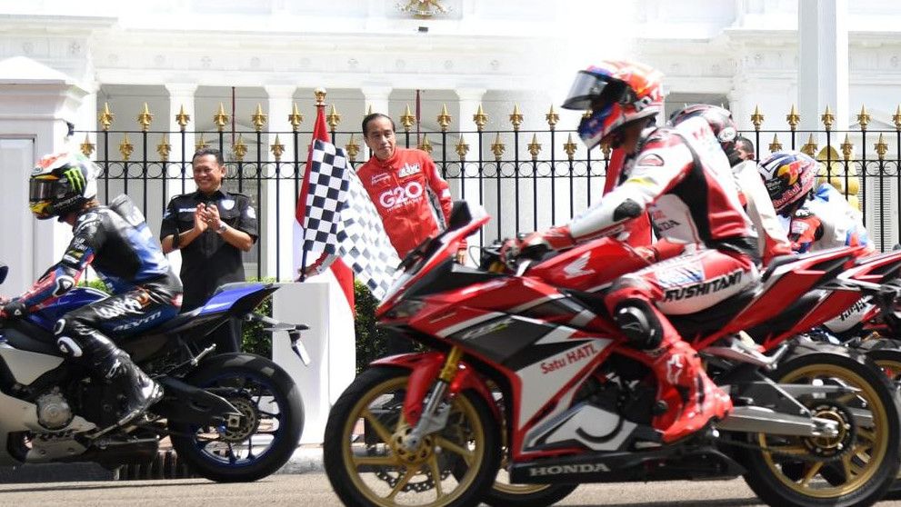Jokowi Ungkap Tak Diizinkan Ikut Parade MotoGP Bersama Marc Marquez Cs: Saya Lemas