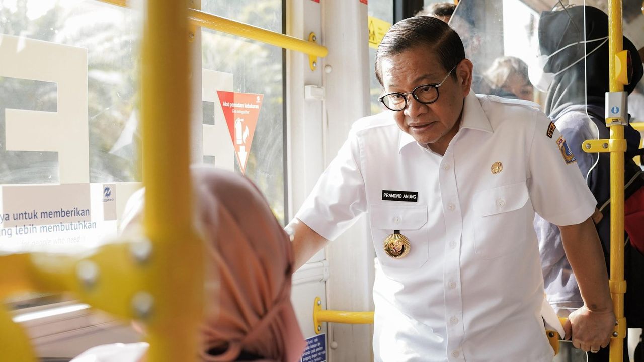Pramono: Saya Tak Mau Masyarakat Pakai Kendaraan Pribadi di Jakarta
