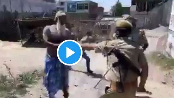 Beredar Video Polisi India Serang Pria Muslim Tua Secara Brutal, Benarkah?