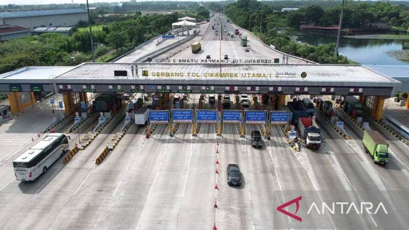 Update Arus Mudik di GT Cikampek Utama: Sebanyak 39.857 Kendaraan Tinggalkan Jakarta