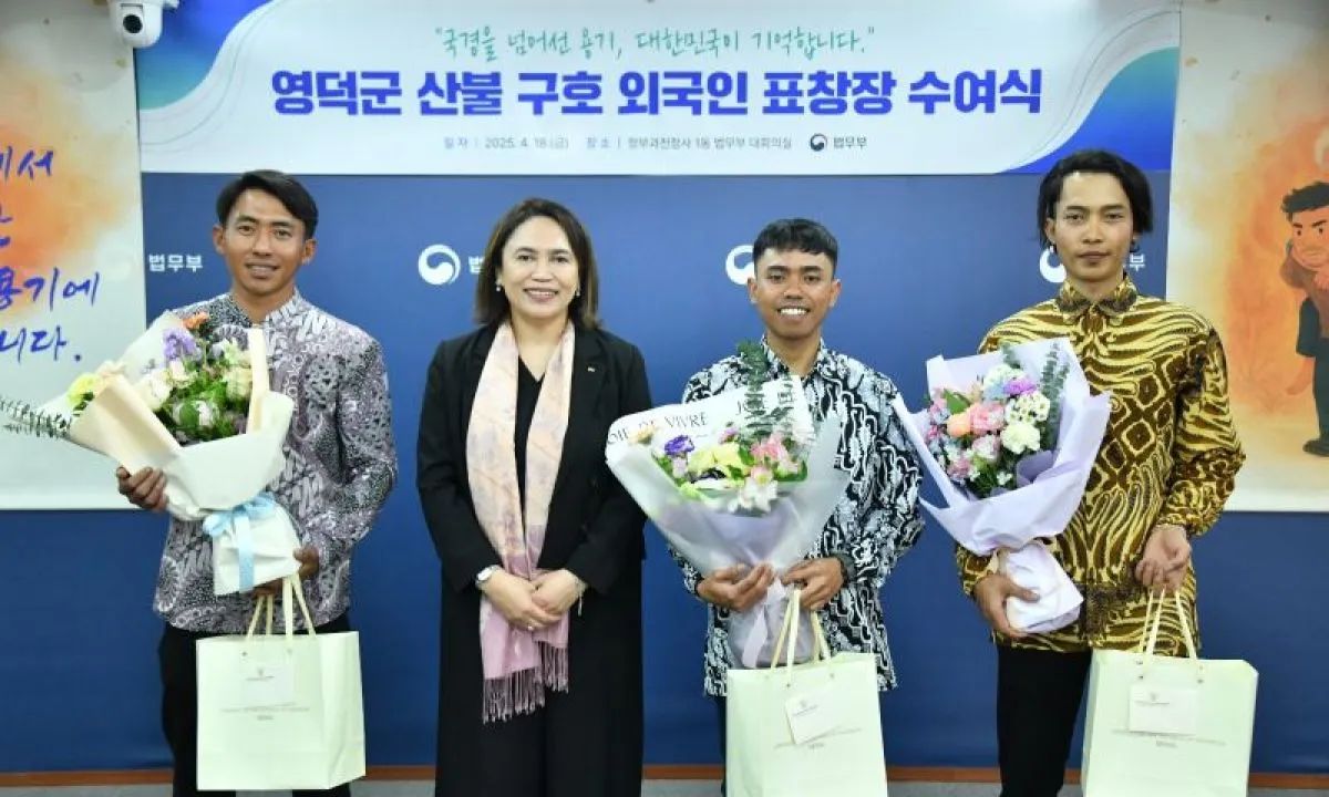 Pahlawan Kebakaran, 3 WNI Dapat Visa Tinggal Jangka Panjang dari Pemerintah Korsel