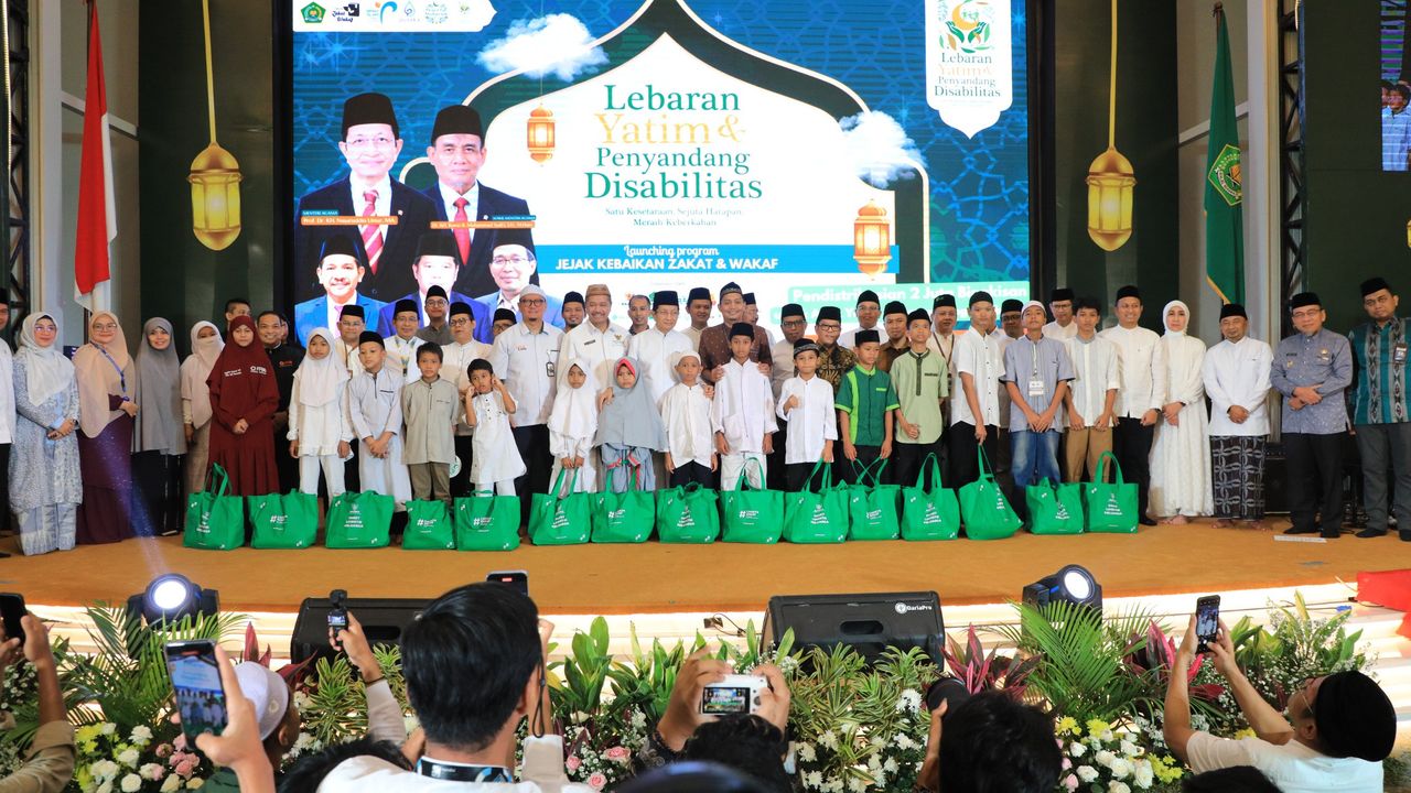 Kemenag Salurkan Bantuan Rp310,8 Miliar ke 2 Juta Anak Yatim dan Disabilitas se-Indonesia