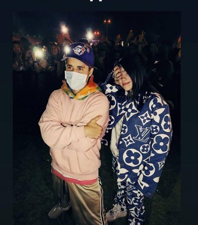 Hubungan Billie Eilish dan Justin Bieber (Instagram/Billieeilish)