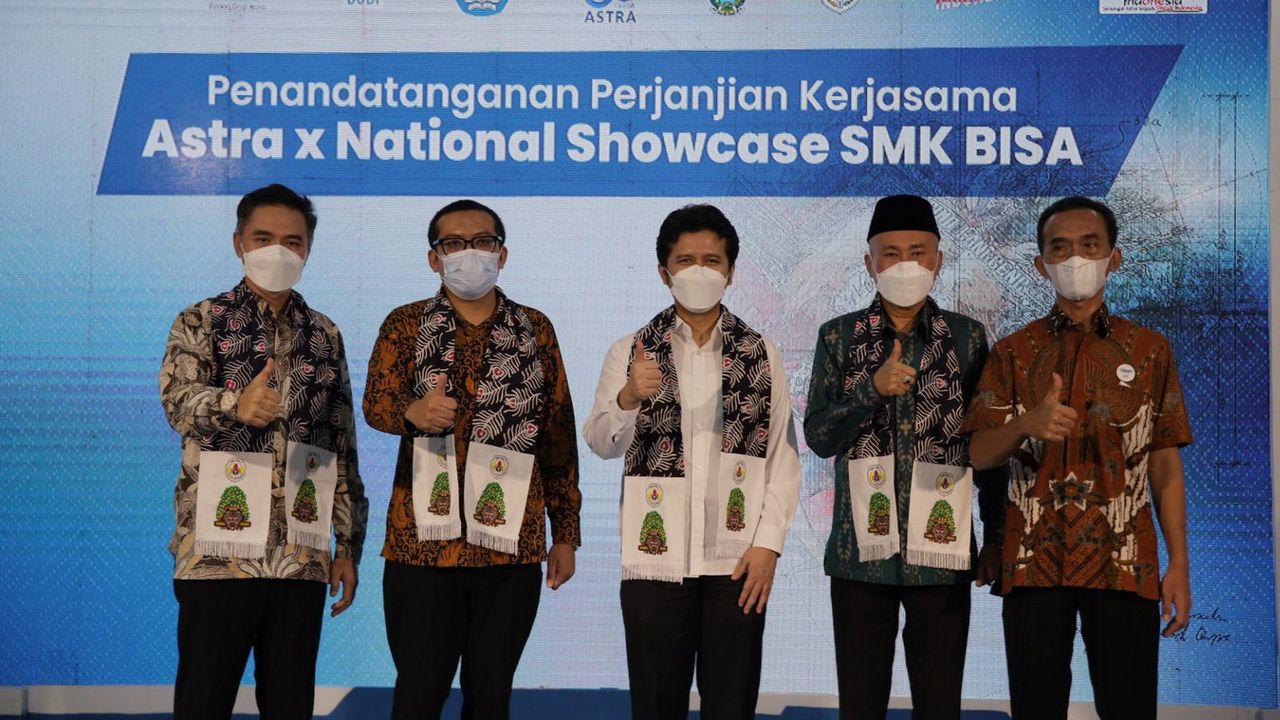 Kemendikbud Ristek Gandeng Astra Luncurkan Program National Showcase SMK BISA