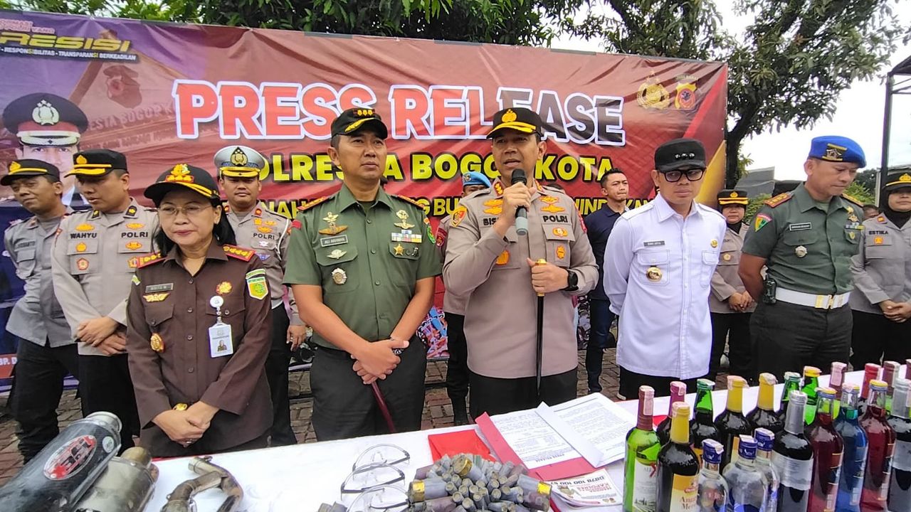Polresta Bogor Kota Musnahkan 28.011 Petasan