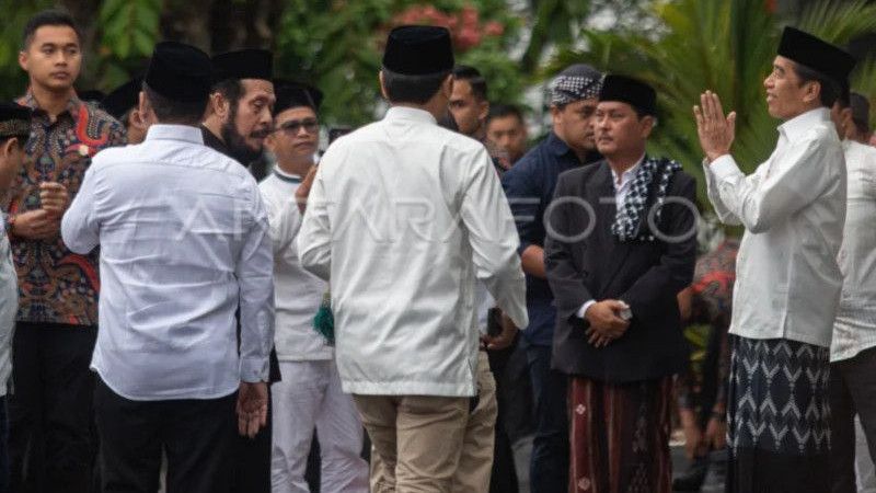 Warga Yogyakarta Girang Bisa Salat Iduladha Bareng Jokowi