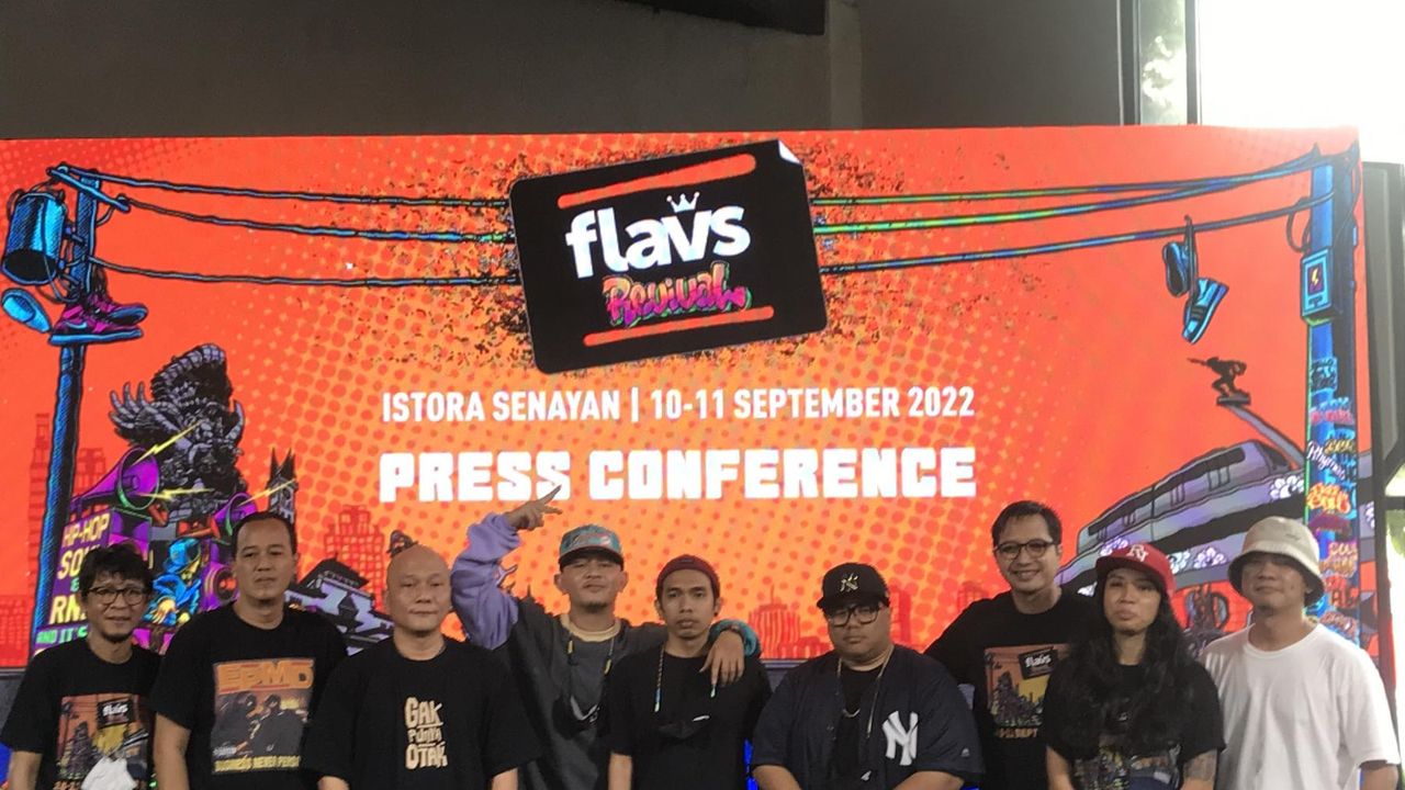 Konferensi pers FLAVS Festival 2022 (Foto: Era.id/Adelia Hutasoit)