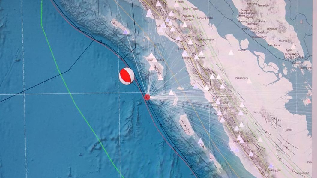 BMKG: Pantai Barat Sumatera Nias Selatan Diguncang Gempa Tektonik M5,2