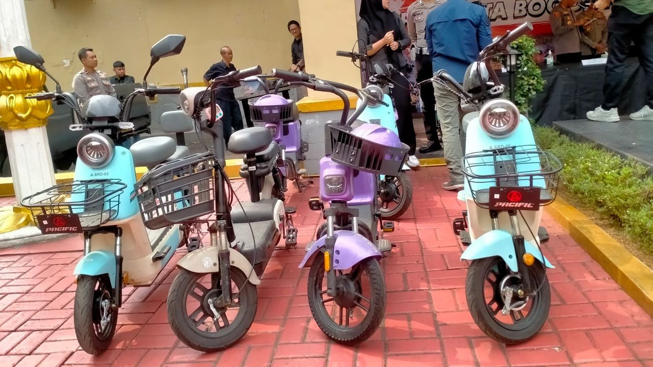 Polres Bogor Amankan Puluhan Sepeda Listrik Gegara Langgar Permenhub