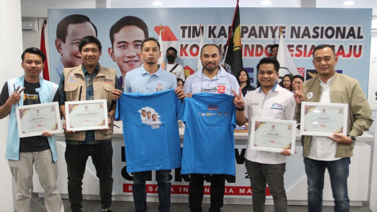 Sejumlah Relawan Deklarasi Dukung Prabowo-Gibran di Pilpres 2024