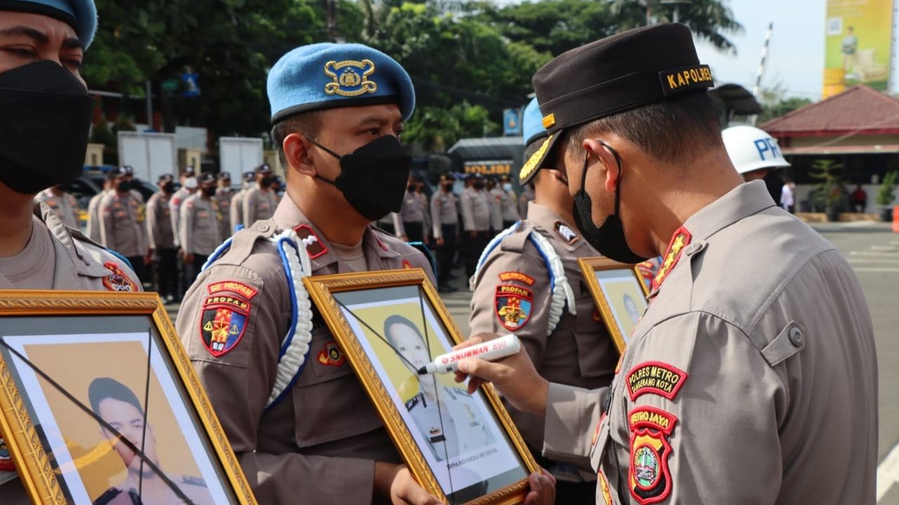 Salahgunakan Narkoba dan Lari dari Tugas, 4 Anggota Polres Metro Tangerang Kota Dipecat
