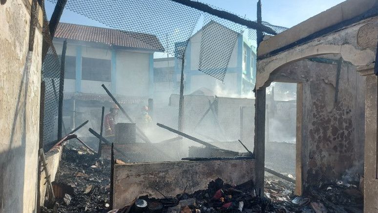 Asrama Polri di Serpong Tangsel yang Tebakar Dihuni 40 Kepala Keluarga