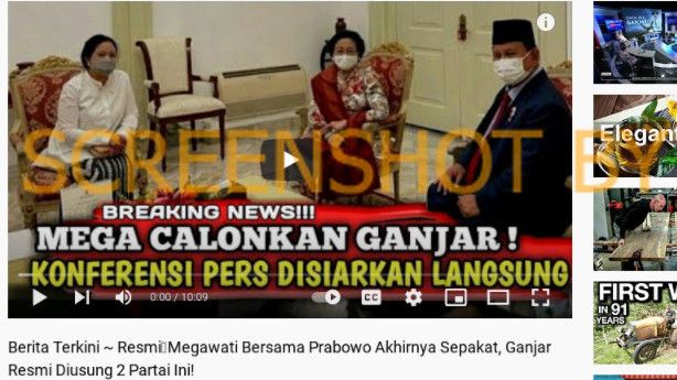 Megawati dan Prabowo Akhirnya Sepakat, Ganjar Pranowo Resmi Diusung Dua Partai Ini, Benarkah?