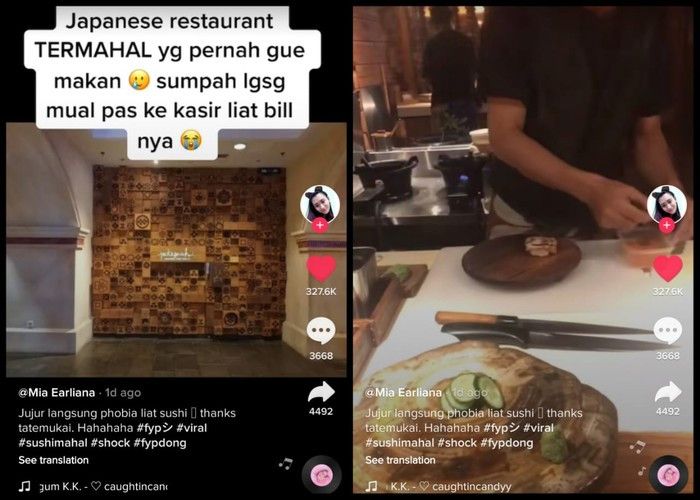 Viral Pasangan Makan Sushi di Grand Indonesia, Usai Makan Ditagih Rp4,9 Juta