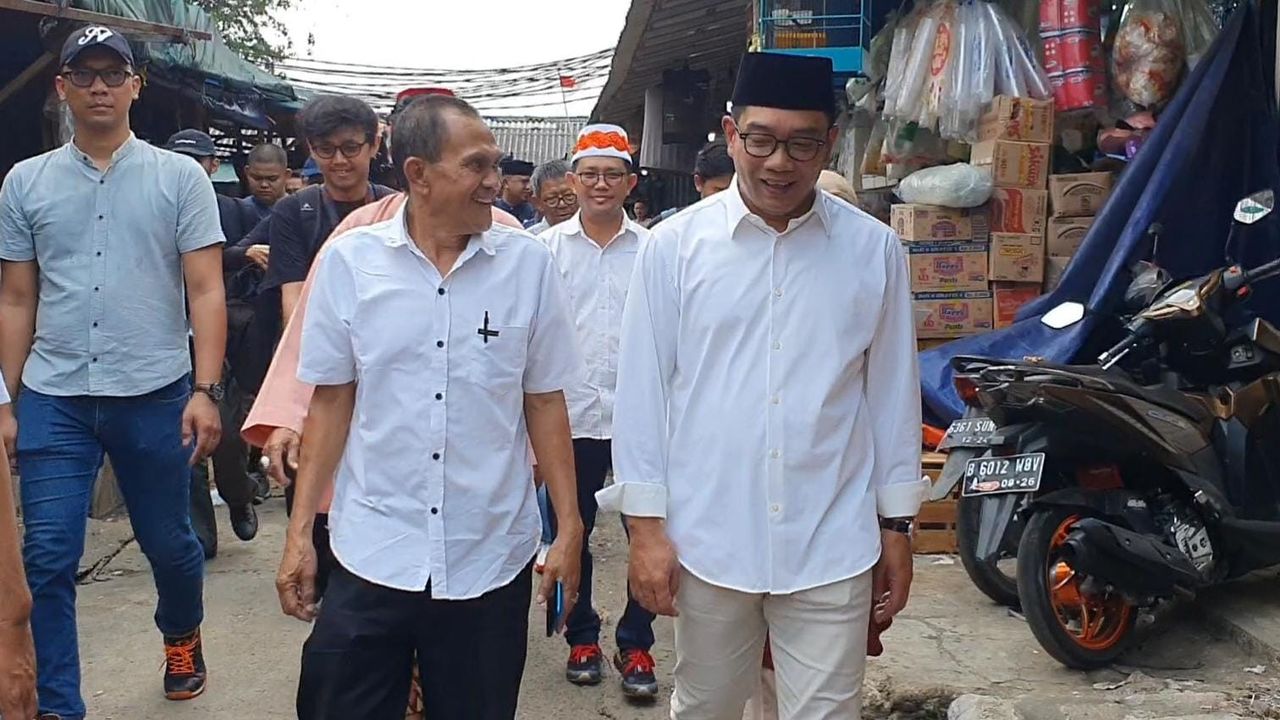 Blusukan ke Tanah Abang, Ridwan Kamil Bakal Tata Ulang Pedagang Hewan Ternak