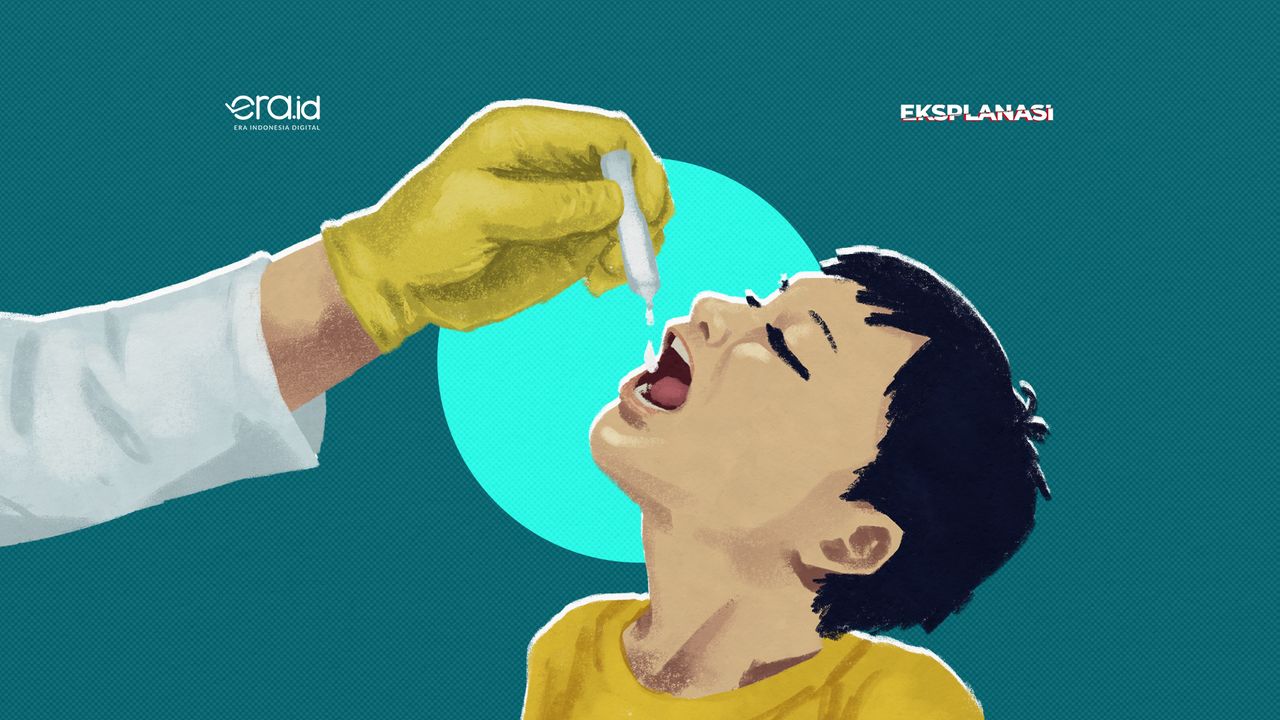 Indonesia di Tengah Darurat Polio Tipe 2 dan Hoaks Bahaya Vaksin Tetes