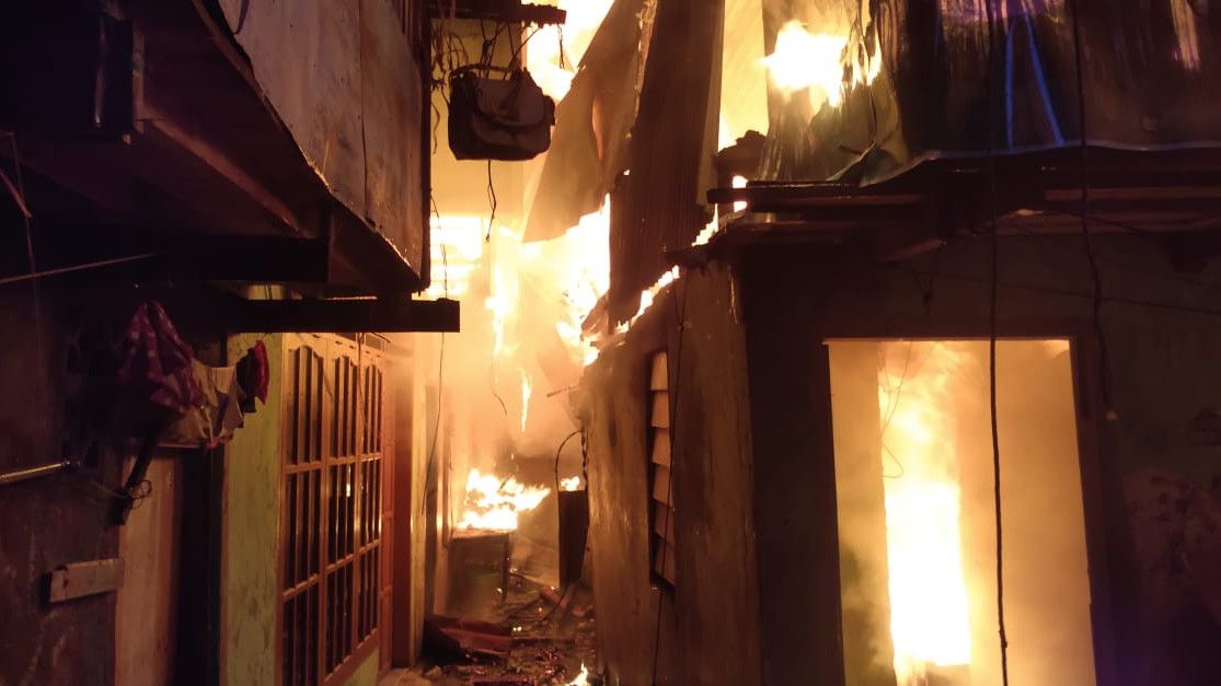 Dilalap 'Si Jago Merah', 15 Rumah di Bontoala, Makassar, Ludes Terbakar
