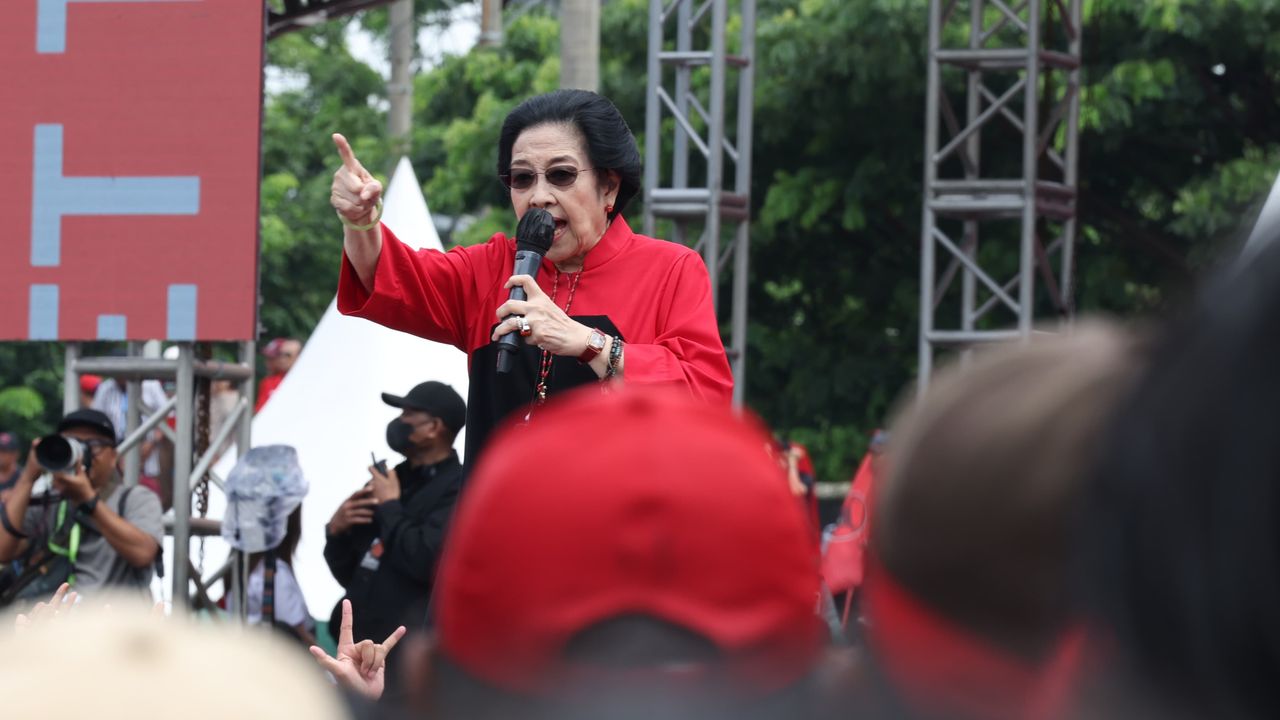 Orasi di Solo, Megawati: Jangan Kesengsem Milih Orang Hanya Dikasih Bansos