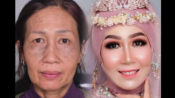The Power of Makeup, Nenek 60 Tahun Berubah Drastis Secantik Pengantin