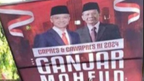 Baliho Ganjar-Mahfud di Bali Dicopat Saat Kunjungan Jokowi, PDIP: Jangan Ganggu Banteng Diam, Kalau Bangun Bisa Brutal