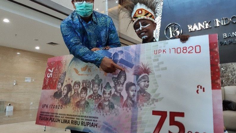 Bank Indonesia Perkenalkan Bocah Papua di Uang Edisi Khusus Rp75 Ribu, Siapa Dia?