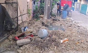 Proyek Galian Pipa Gas PGN di Kota Tangerang Meledak, Pipa PDAM dan 4 Rumah Rusak