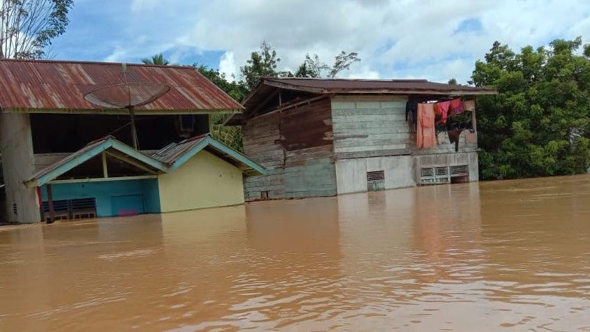 5 Sungai Meluap Sebabkan Banjir di Kabupaten Landak