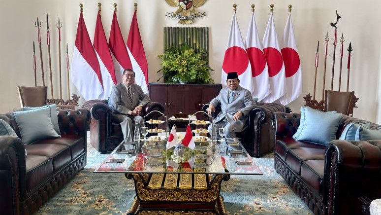 Momen Presiden Prabowo Terima Kunjungan PM Jepang Shigeru Ishiba di Istana Kepresidenan Bogor